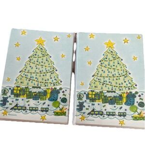 20 Children's Art Project Christmas Cards Tree 2 Packs